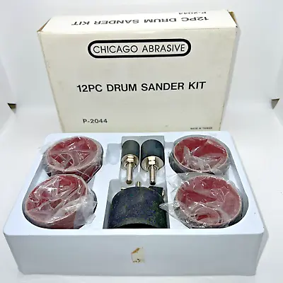 Buy New Vintage Chicago Abrasive 12 Piece Drum Sander Kit P-2044 • 3.99$