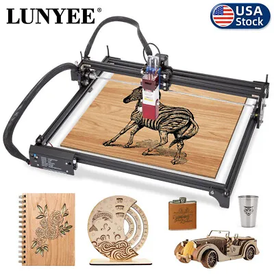 Buy 80W Laser Engraving Machine 40*40cm Working Area Cutting Wood Router Engraver • 185.60$