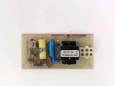 Buy Beckman Centrifuge Replacement Circuit Board # 340858 For Model TJ-6 • 16.49$
