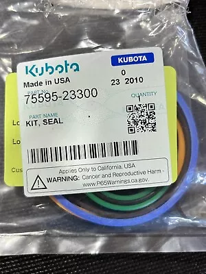 Buy Kubota 75595-23300 Seal Kit For Bt900 Backhoe Sn  14618 Boom Cylinder • 135$