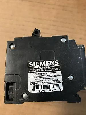 Buy SIEMENS Q22050CT 50A Double Two 20A Circuit Breaker #028 • 26.90$