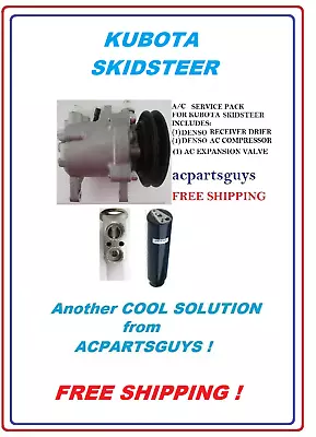 Buy Denso Compressor Kit For Kubota SVL75-2C Skidsteer RD451-9390 • 949.99$