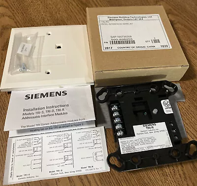 Buy Siemens Tri-rc Intelligent Relay For Mxl/mxlv 500-898255 Fire Alarm • 211$