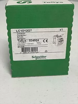 Buy New (Factory Sealed) Schneider Electric Contactor LC1D12G7 • 46.99$