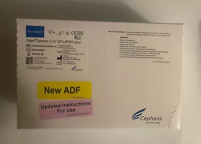 Buy Cepheid GeneXpert Xpress CoV-2/Flu/RSV Plus Expiration: 05-25-2025 • 290$