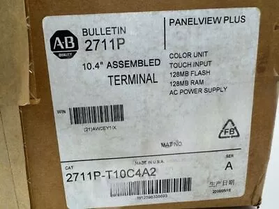 Buy 2711P-T10C4A2 BRAND NEW Allen-Bradley PanelView Plus 1000 Touch/Color Terminal • 2,215.50$
