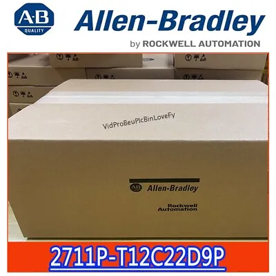 Buy Allen Bradley 2711P-T12C22D9P Touch Screen Brand New Seal Stock Free Shipping • 2,584$