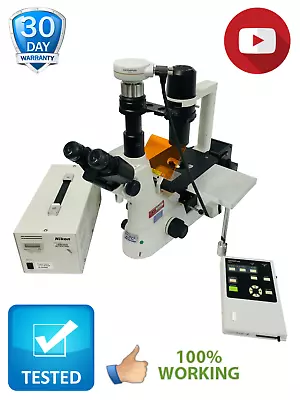 Buy Nikon TS-100 Eclipse Inverted Fluor Phase Contrast Microscope+DP20 Camera • 2,900$