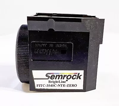 Buy Semrock BrightLine FITC-3540C-NTE Fluorescence Filter Cube Nikon Microscope • 779$