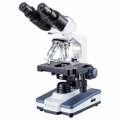 Buy AmScope B120C 40x-2500x LED Lab Binocular Compound Microscope • 150$
