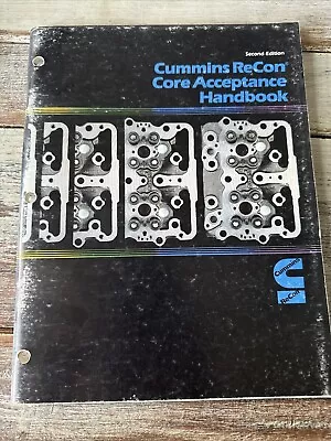 Buy Cummins Engine Recon Core HandBook Manual Service Shop NT NH V LTA KT L 6BT 4BT • 29.99$