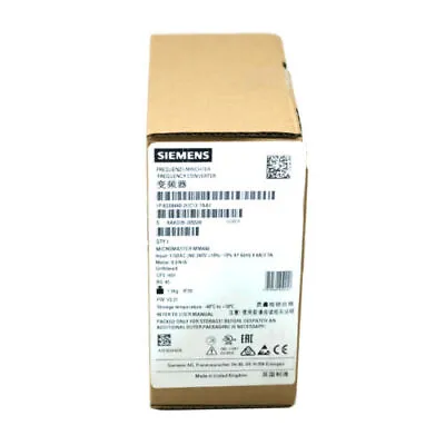Buy New Siemens MICROMASTER440 Without Filter 6SE6440-2UC13-7AA1 6SE6 440-2UC13-7AA1 • 352.72$