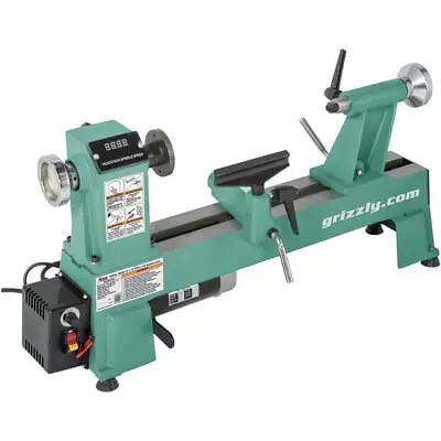 Buy Grizzly T25920 110V 12 Inch X 18 Inch Variable-Speed Wood Lathe • 499$
