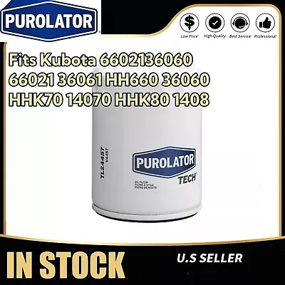Buy Oil Filter Fits Kubota 6602136060 66021 36061 HH660 36060 HHK70 14070 HHK80 1408 • 12.30$