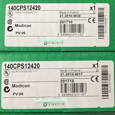 Buy Schneider Electric 140CPS12420 Modicon 140CPS12420 NEW 1pcs • 273.39$