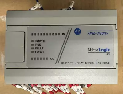 Buy Allen Bradley 1761-L16BWA Ser E FRN 1.0 MicroLogix 1000 Controller 24V DC • 150$