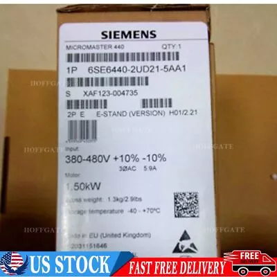 Buy New Siemens 6SE6440-2UD21-5AA1 6SE6 440-2UD21-5AA1 MICROMASTER440 Without Filter • 364.99$