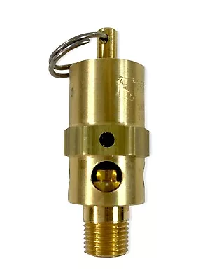 Buy 1/4  NPT Hard Seat Safety Pressure Relief Valve, 30 PSI, Made In The USA • 12.97$