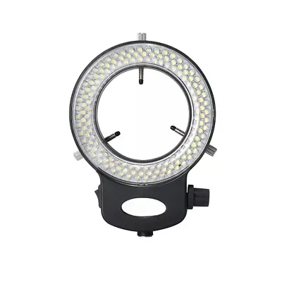 Buy Adjustable 144 LED Bulb Ring Illuminator Light Lamp For Stereo Microscope Camera • 25.36$