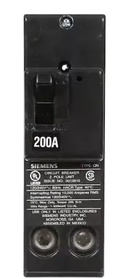 Buy Siemens QN2200 200A 240V Double Pole Circuit Breaker.  NEW In Box. • 189$