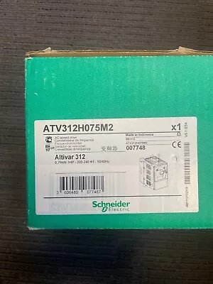 Buy Schneider ATV312H075M2 VFD Inverter 220V 0.75KW 1 HP New In Box • 300$