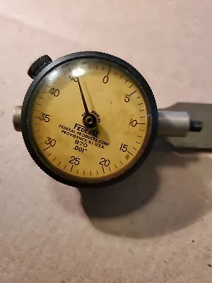 Buy Tool Machinists Lathes Dial Indicator Federal B70 .001 Made In USA • 6.75$