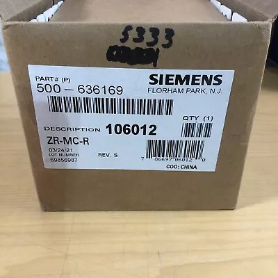 Buy Siemens 500-636169 Red Wall Mount Fire Alarm Signal Strobe 106012 ZR-MC-R (5333) • 32.89$