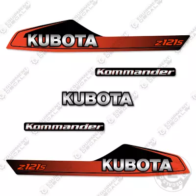 Buy Fits Kubota Z121S Decal Kit Mower - 7 YEAR OUTDOOR 3M VINYL! • 69.95$