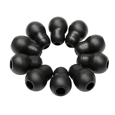 Buy 10Pcs Silicone Black Soft Eartips Earplug Earpieces For Littmann Stethoscope G • 10.77$