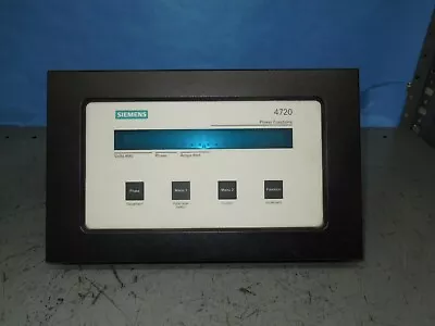 Buy Siemens 4720 Power Meter Used 1.3.0.1 Software Version Used • 100$