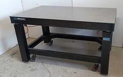 Buy Tested 3' X 5' NEWPORT OPTICAL TABLE, TMC PNEUMATIC ISOLATION BENCH, BREADBOARD • 3,250$