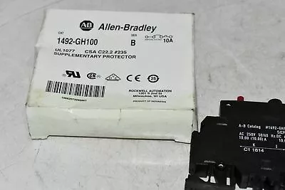 Buy NEW Allen Bradley 1492-GH100 Miniature Circuit Breaker, 10.0 Amp Rating • 19.99$