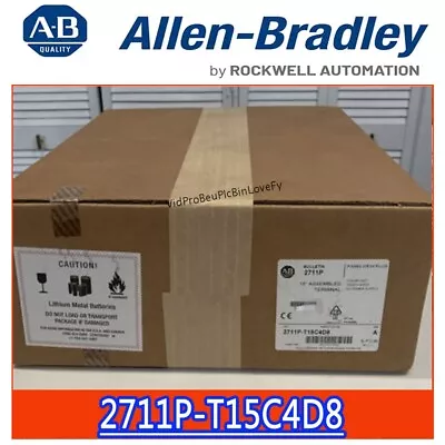 Buy Allen Bradley 2711P-T15C4D8 Touch Screen Brand New Seal Stock Free Shipping • 3,119.90$