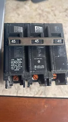 Buy Siemens Q345h Circuit Breaker, 3-pole, 45 A, 22 Ka, 240v Ac, • 35$