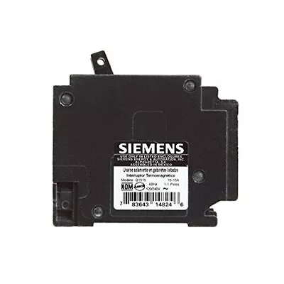 Buy Siemens Q1515 15 Amp Dual Pole Circuit Breaker • 7.99$