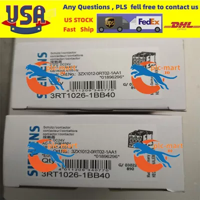 Buy Siemens Contactor 3RT1026-1BB40 ( 3RT10261BB40 ) Brand New In Box • 74.55$