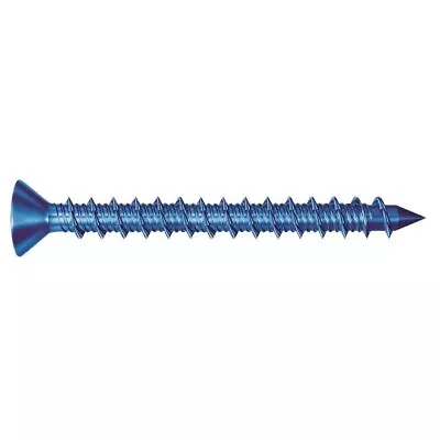 Buy 1000 Pack 1/4  X 1-3/4  Flat Head Concrete Screws, With Drill Bit • 109.99$