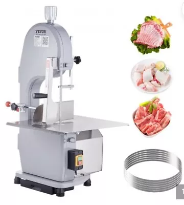 Buy VEVOR 1100W Commercial Bone Cutting Machine Meat Cutter Electric Bandsaw Machine • 206.99$