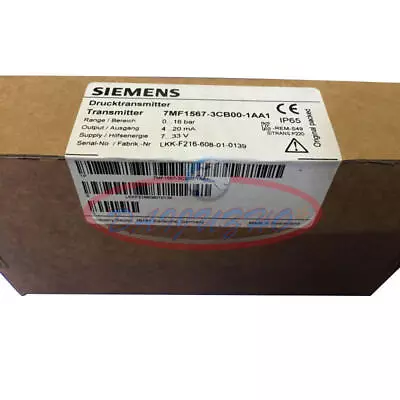 Buy ONE Siemens 7MF1567-3CB00-1AA1 Pressure Transmitter New • 126.98$