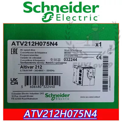 Buy Higher Quality Schneider ATV212H075N4 Brand New, Quality Guaranteed Free Ship • 353$