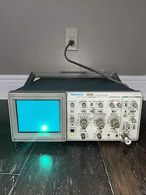 Buy Tektronix 2225 50MHz Two Channel Oscilloscope Unit Powers On • 65$
