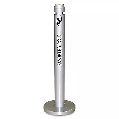 Buy Smoker's Pole Round Steel 0.9 Gal 4 Dia X 41h Silver FGR1SM • 338.61$