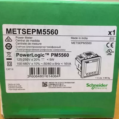 Buy METSEPM5560 SCHNEIDER ELECTRIC PowerLogic Power Meter METSEPM5560 • 787$