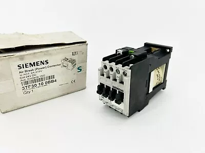 Buy New Siemens 3TF3010-0BB4 Contactor 9A 415V 3 Phase 3TF30 10-0BB4 • 145$