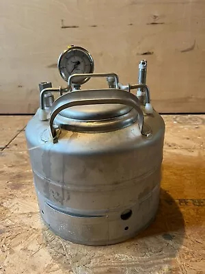 Buy Apache Stainless Equipment Corp. 16L Portable Stainless Steel Pressure Vessel • 300$