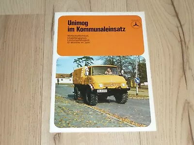Buy Unimog Tug In Municipal Use Prospectus/Operations Reports From '74 • 13.46$