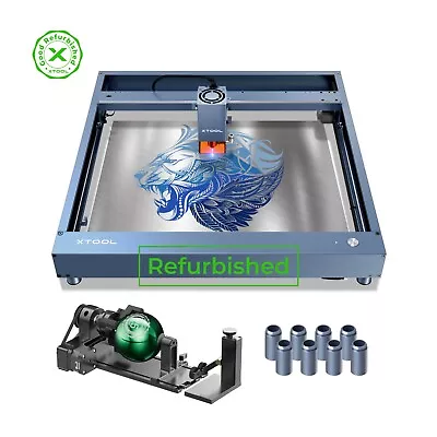 Buy (Refurbished) XTool D1 Pro 20W Laser Engraver Cutter Machine With RA2 Pro Rotary • 519.99$