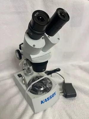 Buy Kassoy 10x And 30x Stereo Microscope (110V) - New, Open Box Only To Take Picture • 50$