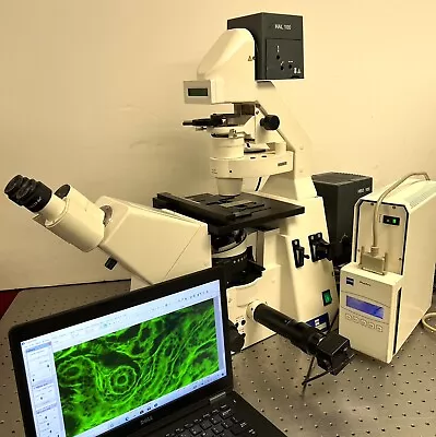 Buy Zeiss Axiovert 200 Inverted Microscope ATTO Fluorescence Phase Contrast +CAM • 8,250$