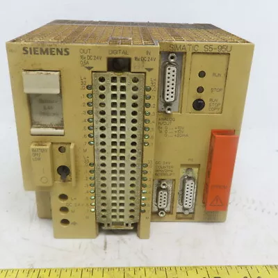 Buy Siemens 6ES5 095-8MA03 Simatic S5-95U CPU Processor 24VDC Input 1A • 174.99$